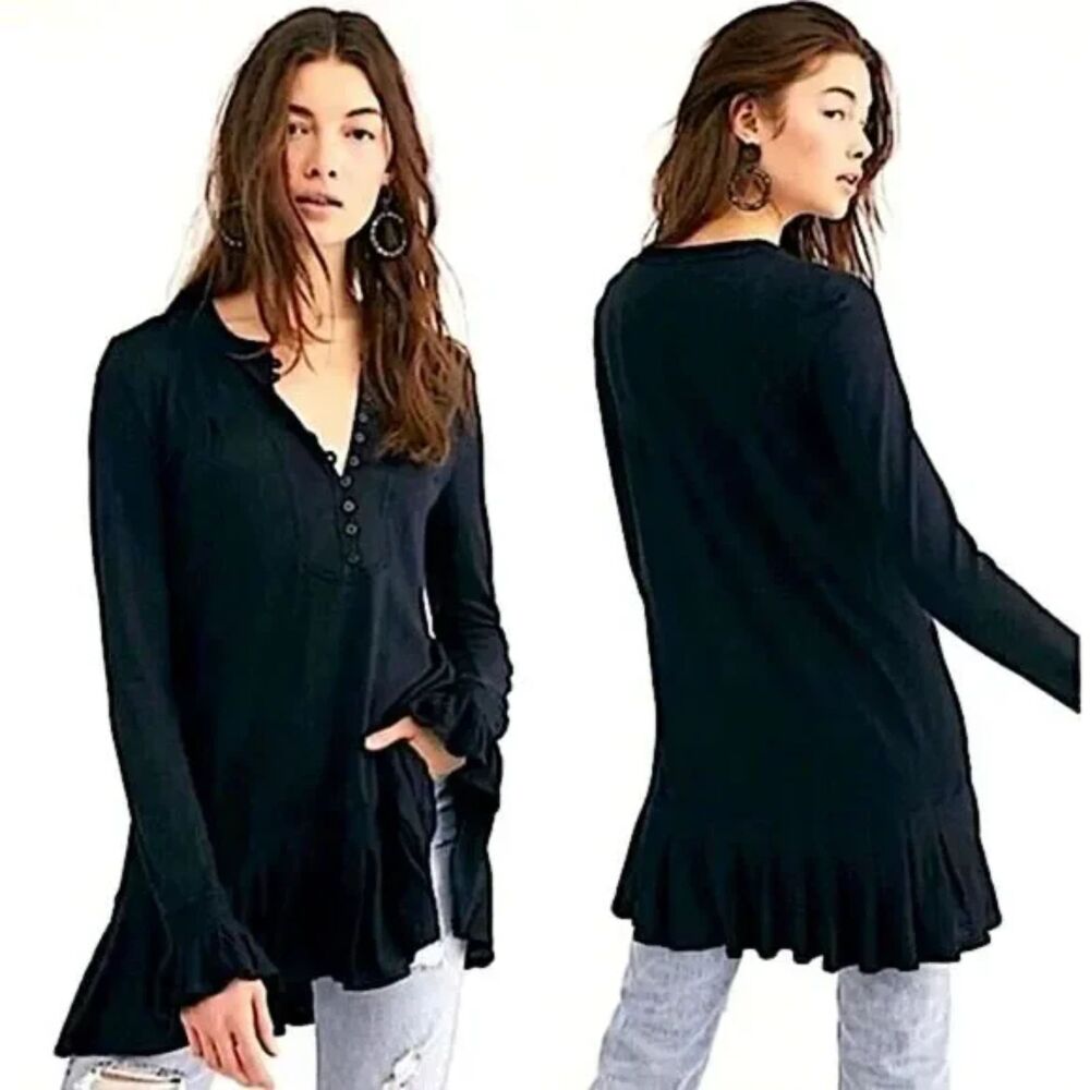 Free People Your Girl Tunic Mini Dress Size Small